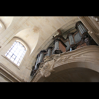 Versailles, Cathédrale Saint-Louis, Orgel von unten