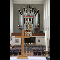 Bremen, St. Stephani, Blick über den Altar zur Orgel