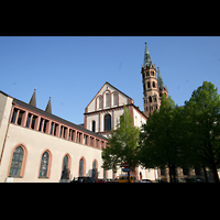 Würzburg, Dom St. Kilian, Seitenansicht