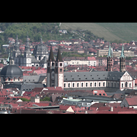 Würzburg, Dom St. Kilian, Dom vom Käppele aus
