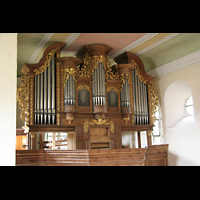 Mhlheim / Eis, Schlosskirche, Orgel von der Seitenempore aus
