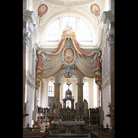 Fssen, Basilika St. Mang, Chor mit Altar