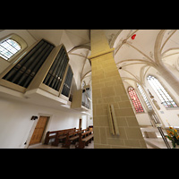 Dlmen, St. Viktor, Orgel und Chorraum