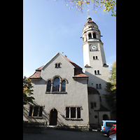 Stuttgart, Markuskirche, Auenansicht Rckseite