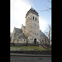 Ålesund, Kirke, Seitenansicht mit Turm
