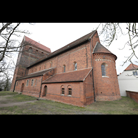 Schnhausen (Elbe), St. Marien und Willebrord, Auenansicht Kirche