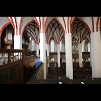 Leipzig, Thomaskirche, Blick von der Südempore zur Sauer-Orgel