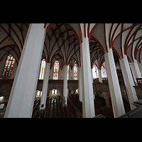 Leipzig, Thomaskirche, Blick von der Seitenempore in die Kirche