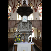 Leipzig, Thomaskirche, Kanzel
