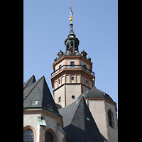 Leipzig, Nikolaikirche, Turm und Dächer