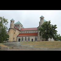 Hildesheim, St. Michaelis, Auenansicht von der Burgstrae aus