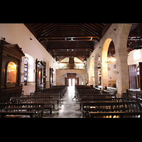 La Habana (Havanna), Iglesia del Espritu Santo, Innenraum in Richtung Orgel