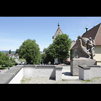 Reichenau, Mnster St. Maria und Markus Mittelzell, Auenansicht von der Burgstrae von Sden