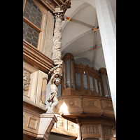 Bautzen, Dom St. Petri, Fürstenloge und Eule-Orgel