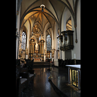 Düsseldorf, Basilika St. Lambertus, Chorraum mit Chororgel