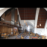 Berlin, Johanneskirche Frohnau, Orgelempore seitlich