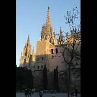 Barcelona, Catedral de la Santa Creu i Santa Eulàlia, Turm über der Kuppel