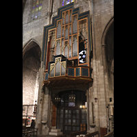 Barcelona, Basílica de Santa María del Pi, Orgel seitlich