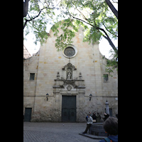 Barcelona, Oratori Sant Felip Neri (Montserrat-Torrent-Orgel), Fassade