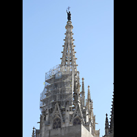 Barcelona, Catedral de la Santa Creu i Santa Eulàlia, Turm über der Kuppel (Cimbori)