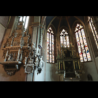Helmstedt, Stadtkirche St. Stephani, Chorraum mit Altären