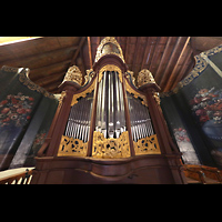 Adeje (Teneriffa), Santa Úrsula, Orgelprospekt mit geöffneten Flügeltüren