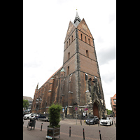Hannover, Marktkirche St. Georgii et Jacobi, Ansicht von Nordwesten mit Turm