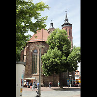 Göttingen, St. Johannis, Außenansicht vom Chor