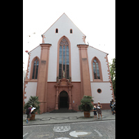 Freiburg, St. Martin, Fassade mit Hauptportal