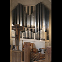 Worms, Lutherkirche, Orgel, von der Fürstenloge aus gesehen