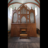 Jüterbog, Klosterkirche St. Marien, Orgel mit Spieltisch