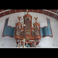 Krummhörn, Reformierte Kirche, Orgel perspektivisch