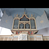 Krummhörn, Reformierte Kirche, Orgel perspektivisch
