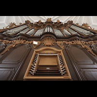 Regensburg, Dreieinigkeitskirche, Orgel perspektivisch