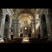 Bergamo, San Alessandro della Croce, Innenraum / Hauptschiff in Richtung Chor