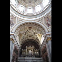 Esztergom (Gran), Szent Istvn Bazilika (St. Stefan Basilika), Orgel und Kuppel