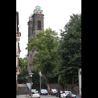 Saarbrücken, St. Michael, Außenansicht mit Treppen