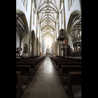 Augsburg, St. Ulrich und Afra, Innenraum in Richtung Chor