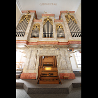 Tutzing, St. Josef, Orgel mit Spieltisch