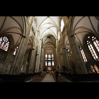 Regensburg, Dom St. Peter, Innenraum in Richtung Chor