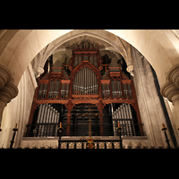 Paris, Cathdrale Amricaine (Holy Trinity Cathedral), Hauptteil der Orgel im Chorraum