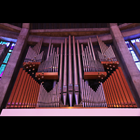 Liverpool, Metropolitan Cathedral of Christ the King, Orgel perspektivisch