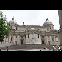 Roma (Rom), Basilica Santa Maria Maggiore, Auenansicht auf den Chorraum und die beiden Seitenkapellen