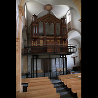 Martigny, Notre-Dame de la Visitation, Orgelempore
