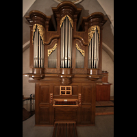 Choëx, Saint-Silvestre, Orgel mit Spieltisch