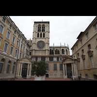 Lyon, Cathédrale Saint-Jean, Seitenansicht