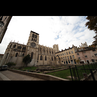 Lyon, Cathédrale Saint-Jean, Gesamtansicht von außen
