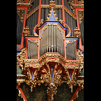 Strasbourg (Straßburg), Cathédrale Notre-Dame, Rückpositiv der Silbermann-Orgel
