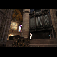 Strasbourg (Straßburg), Cathédrale Notre-Dame, Chororgel im Chorraum