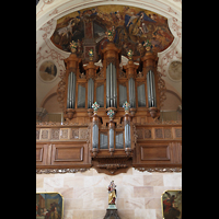Ebersmunster (Ebersmnster), glise Abbatiale (Abteikirche), Silbermann-Orgel